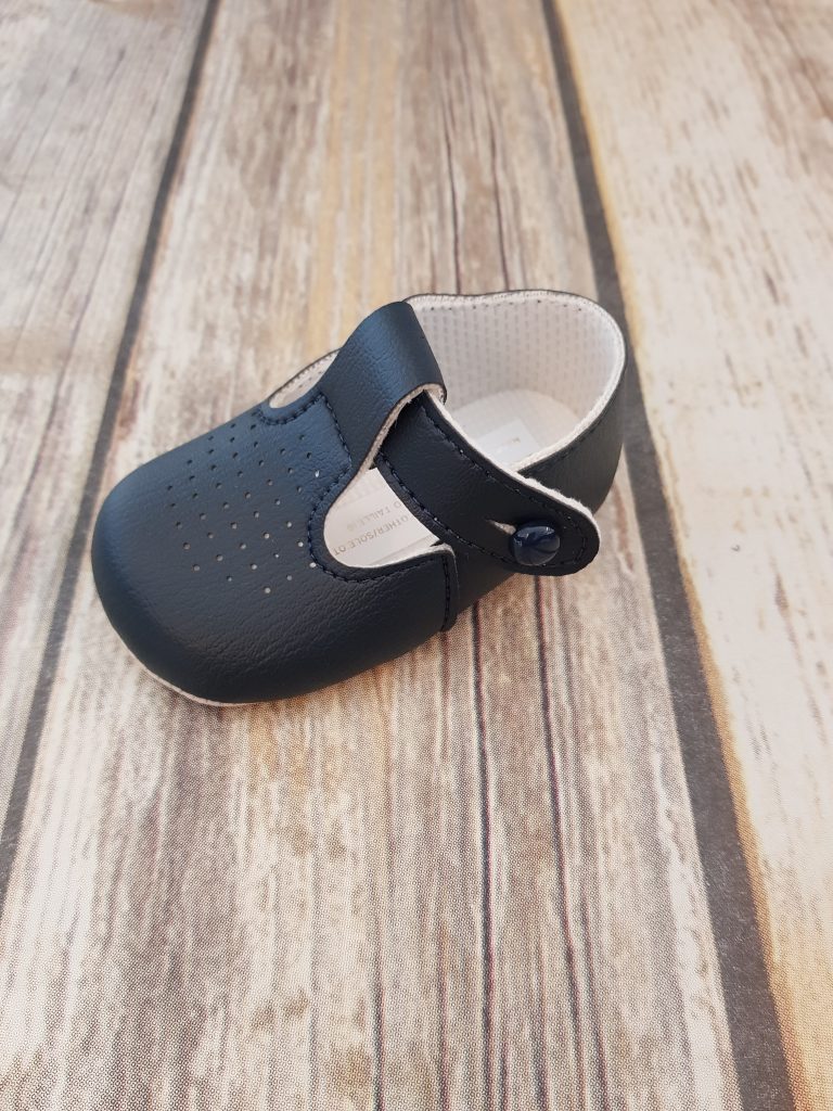 Baypods Navy Pram Shoes Clandaw Childrens Boutique