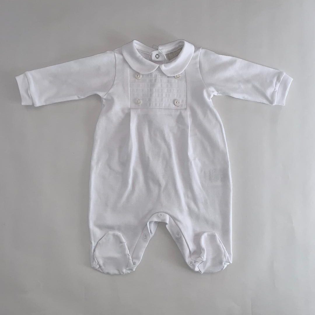 peter pan collar baby grow