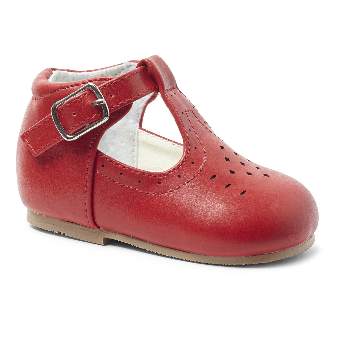 Sevva Red Matt T Bar Shoes (Aaron) - Clandaw Childrens Boutique