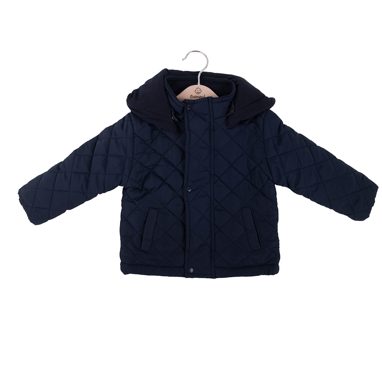 Babybol Navy Quilted Coat - Clandaw Childrens Boutique