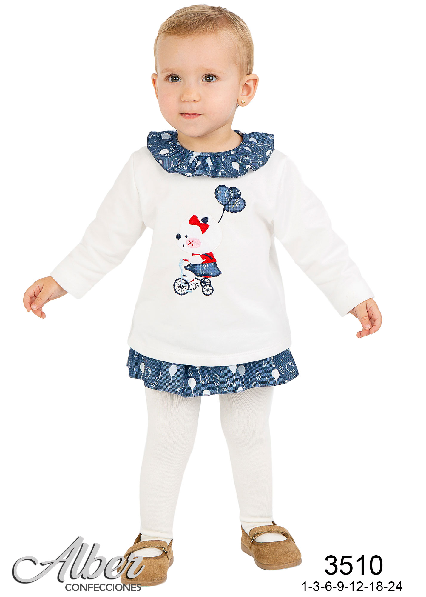 Alber 2 Piece Frilly Jam Pants Set - Clandaw Childrens Boutique