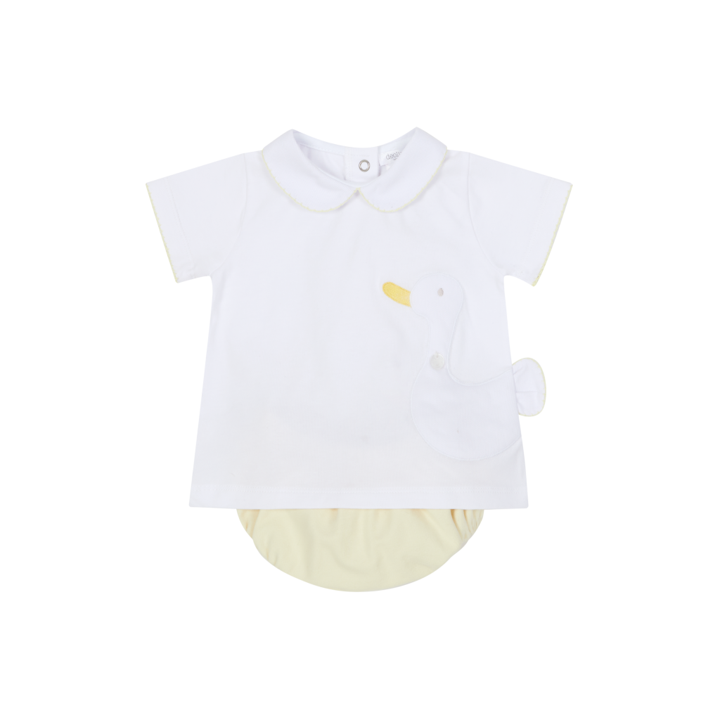 Deolinda Lemon Short Set - Clandaw Childrens Boutique