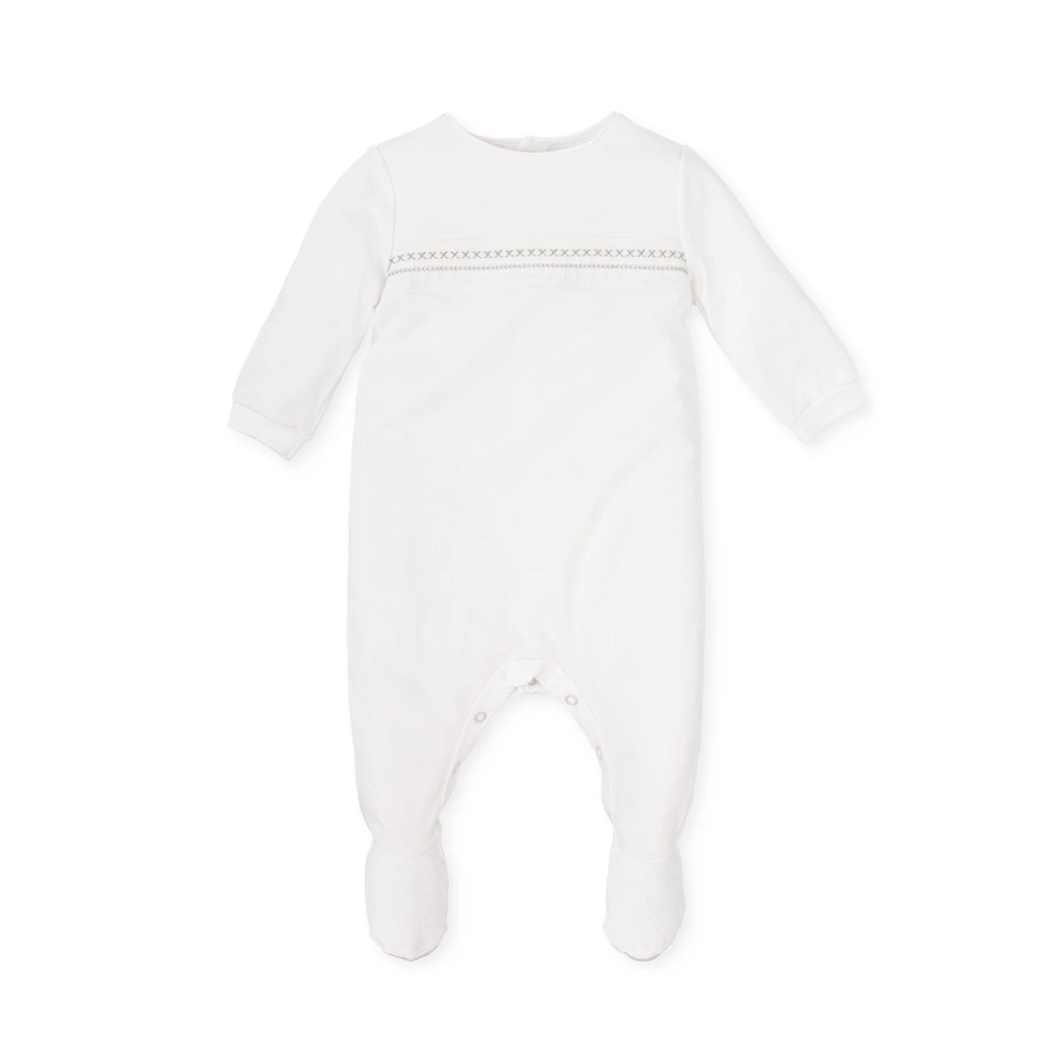 BARCELLINO - Fleur Babygrow - White main image 1