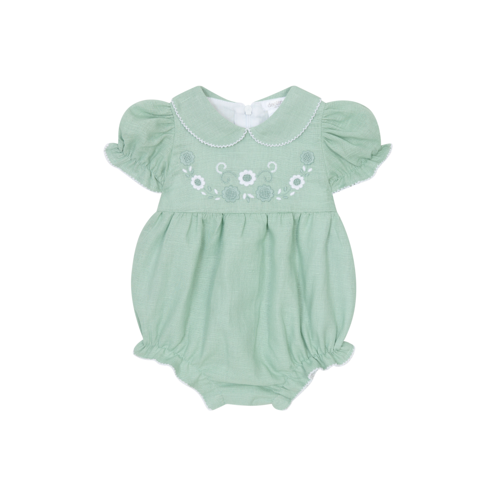 DEOLINDA BLUE IRIS BABY GIRL ROMPER main image 1