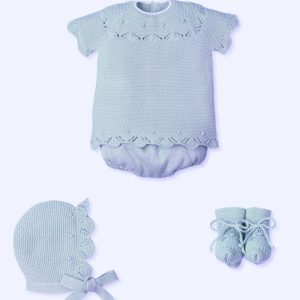 Mac Ilusion Blue Breeze Knitted 4 Piece Set