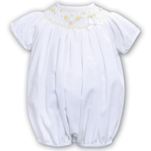 Sarah Louise White and Lemon Bubble Romper C6004