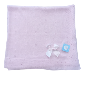 Sardon Pink Bow Blanket