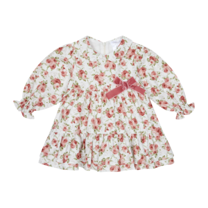 Deolinda Dusky Pink Floral Dress