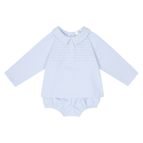 Deolinda Sky Blue Bloomers Set