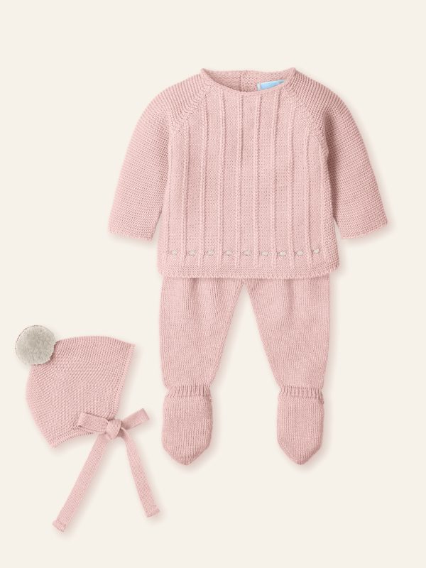 Mac Ilusion Vintage/Pink Knitted 3 Piece Set