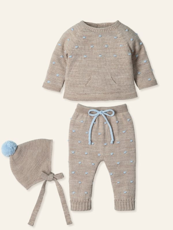 Mac Ilusion Nut/Brown Knitted 3 Piece Set