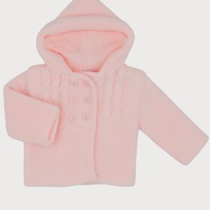 Sardon Baby Pink Hooded Jacket