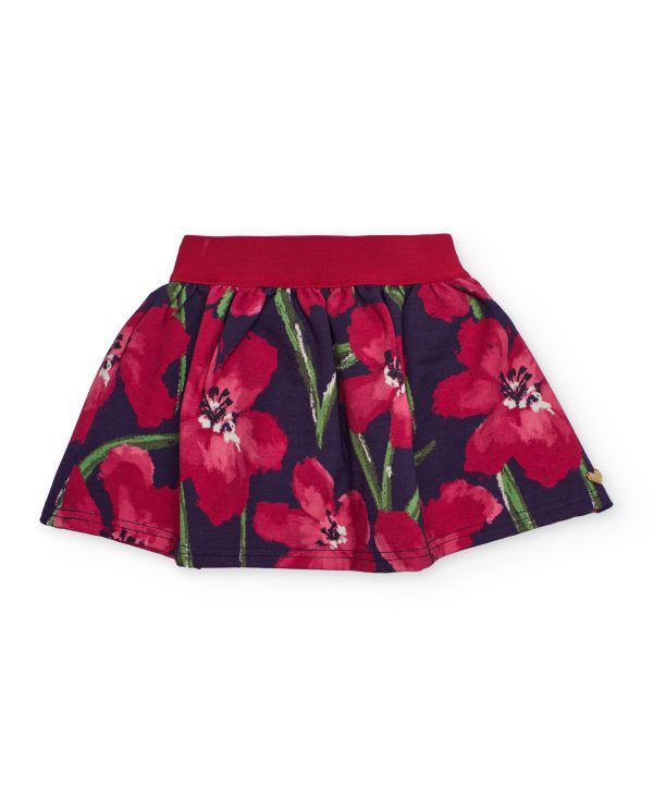 Tuc Tuc Floral Skirt and Sweater Set - Image 2