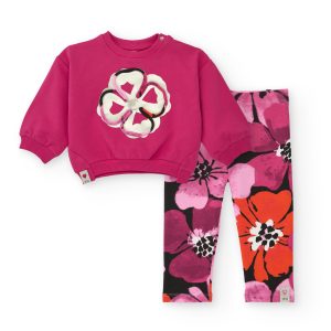 Tuc Tuc Fuchsia Jumper and Floral legging Set
