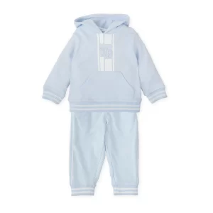 Tutto Piccolo Blue Hoodie and Jogger Set