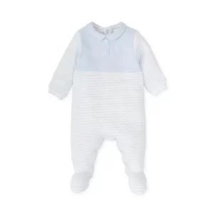 Tutto Piccolo Blue and White Babygrow