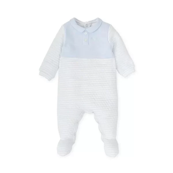 Tutto Piccolo Blue and White Babygrow
