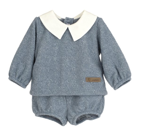 Calamaro Dusky Blue Short and Top Set