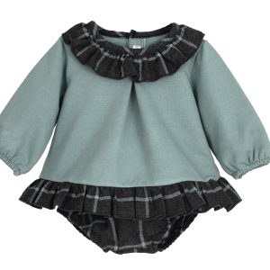 Calamaro Green and Black Jam Pant Set
